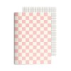 redfries checkered rose – 2 Stück Notizhefte DIN A5