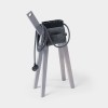 Njustudio Stromer – grey, Steckerleiste schwarz + Satteltasche