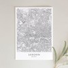 London Karte als hochwertiger Print - Posterdruck im skandinavischen Stil von Skanemarie