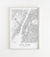 NEW YORK als hochwertiges Poster im skandinavischen Stil von Skanemarie