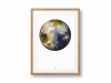 Aquarellposter, Mond, DIN A3 - SANS.