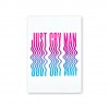 Riso-Poster Just Cry Man – Brunhilda