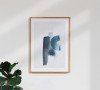 nahili ARTPRINT/POSTER "Aquarelle Meets Pencil - Strokes" (DIN A1/A3 & 50x70cm) abstrakter Druck Illustration Zeichnung