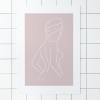  After Shower – A3 Poster, Aktzeichnung, Line Art, Illustration, Body Positivity Print | Slow Sunday Studio