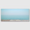 ZEITLOOPS "Beachpanorama", Druck unter Acrylglas