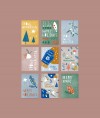 Designfräulein // Weihnachtskarten // 9er-Set