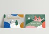 Designfräulein // Postkartenset // Frohe Weihnachten