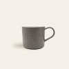 Handgemachte Steingut Tasse Ddoria - Granit Grau - EDDA stoneware