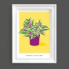 Hey Urban Monkey - A4 Poster - „Buntnessel“