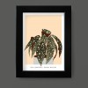 Hey Urban Monkey - A4 Poster - „Forellenbegonie“