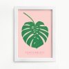 Hey Urban Monkey - A4 Poster - „Fensterblatt“