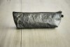 Federmappe Etui aus recycelten Blättern, laminiert (schwarz), Vegan & handgefertigt BY COPALA