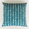 Print now - Riot later ● Kissen Shelly petrol, Stoffsiebdruck