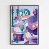 The Naughty District - Riso Print »Kaffeekränzchen«, DINA3