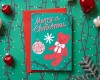 Weihnachtskarte »Merry Christmas« // Papaya paper products