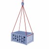 Bienenhotel Mini-Container aus Beton (Blau) - hängend oder stehend aufstellbar - von Grellroth Design