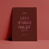 Happy New Year Karte SPARKLE von ODE TO AYVI