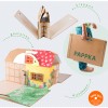 PAPPKA® Haus – Mach was draus! Klappbares Spielhaus für mehr Kreativität und Platz im Kinderzimmer – natürlich aus stabilem Karton