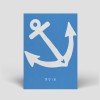Postkarte Maritim - Anker mit Moin - Nr. 129 - Naturbedacht