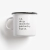 typealive / Emaillebecher Tasse / Smash