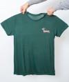 Martin Krusche - T-Shirt »Wiener Dog« Heatherforest