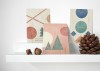 Designfräulein // Weihnachtskarten // 3er-Set // Geometric Xmas Gold