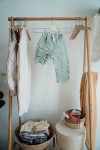 manymooons | mitwachsende Hose | tragbar 0-2 Jahre | cloudblue