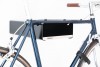 Design Fahrrad-Wandhalterung | PARAX® S-RACK | Schwarz mit Holz Schwarz | für Rennrad Hardtail & Cityrad