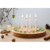klotzaufklotz Adventskranz rund Buche