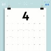 A4 Monatskalender Nr. 07 / ab sofort / frau rippe