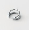 related by objects - lunar earcuff bold - 925 Sterlingsilber - fein versilbert 
