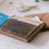 hecho. Kartenetui für EC Karten aus Pull-Up Leder | Handmade & Fair-Fashion