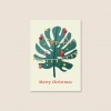 Weihnachtsmonstera / Postkarte A6 / Svea Hansohn Illustration