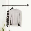various Industrial Design Kleiderstange um die Ecke · HANGIN’ THREE (120 x 33 cm, schwarz/anthrazit)