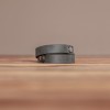 LEDERJUNGE – Nietenarmband, Armband »CARLOS« aus Rhabarberleder (grau)