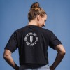 DRUCK STÜCK T-Shirt VIDA LOCA cropped