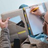 RÅVARE Filz-Klemmbrett für A4-Dokumente, passend für iPad Pro 12,9", 12" MacBook, 13,3" MacBook Air, elegante Businessmappe