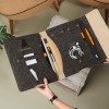 RÅVARE 13" Tablet-Organizer im skandinavischen Stil aus Filz, funktionales A4-Businessetui