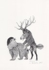 Anka Büchler, Das Liebesspiel der Wolpertinger limitierte Digitaldruckserie, Motiv 06