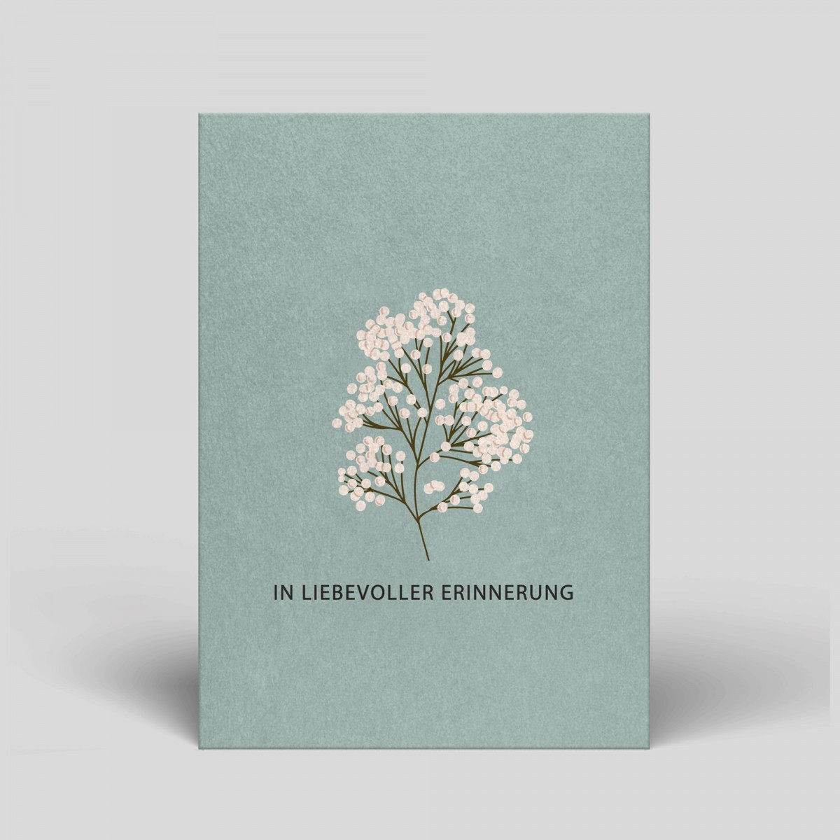 Postkarte Trauer - In liebevoller Erinnerung - Nr. 118 - Naturbedacht