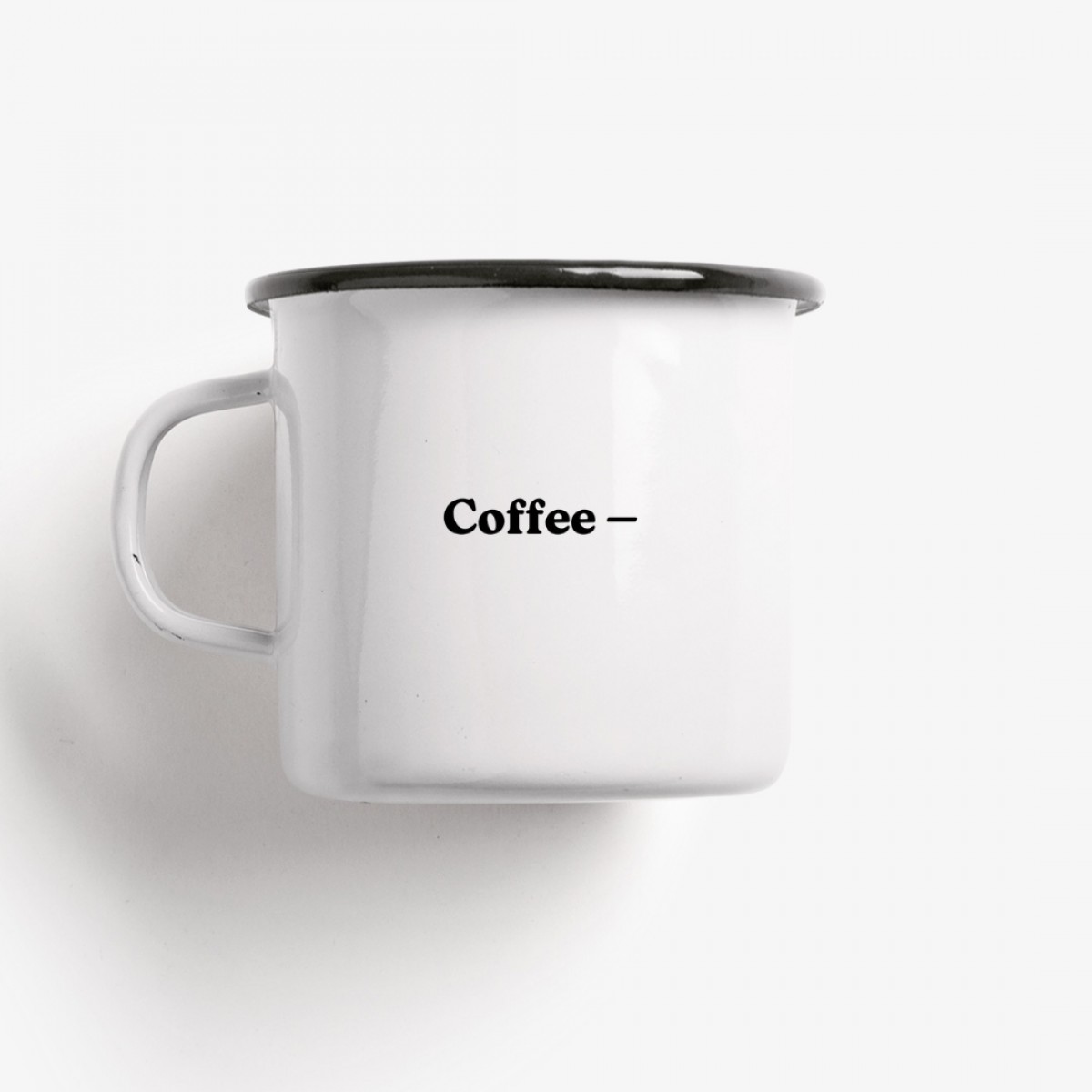 typealive / Emaillebecher Tasse / Coffee