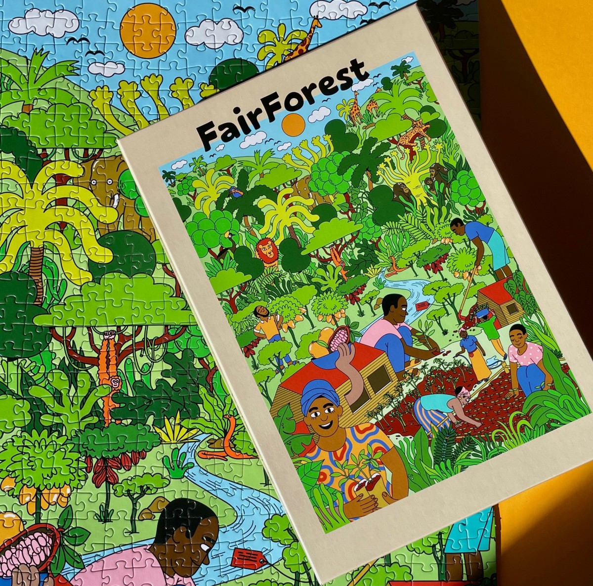 Das Puzzle Kollektiv - Puzzle "Fair Forest" Spendenpuzzle 1000 Teile