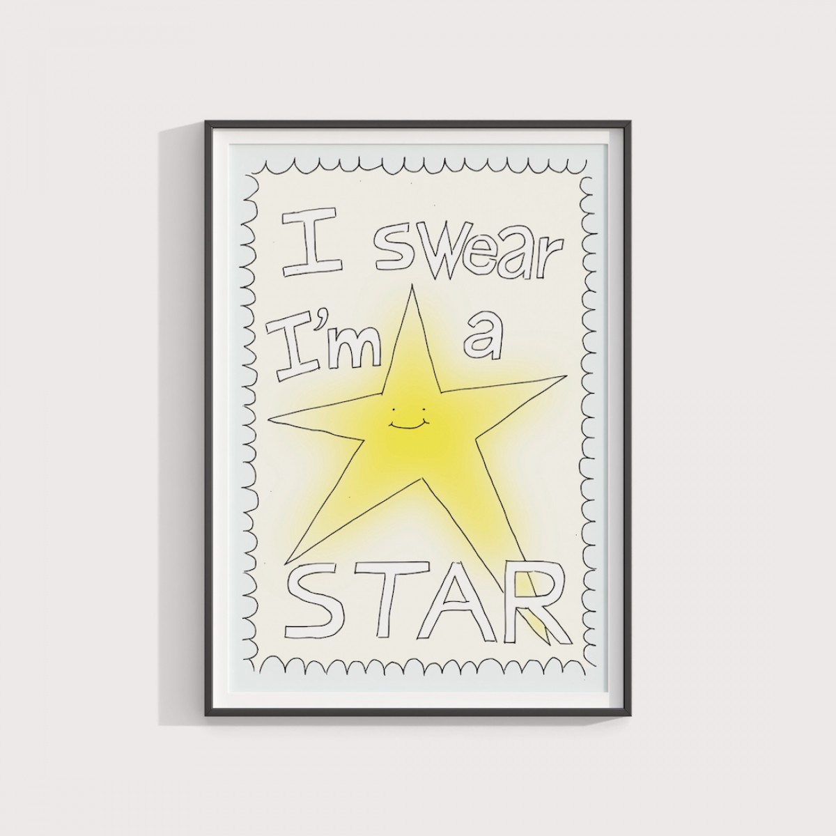 I swear I'm a star – Print von Lavanda Posters