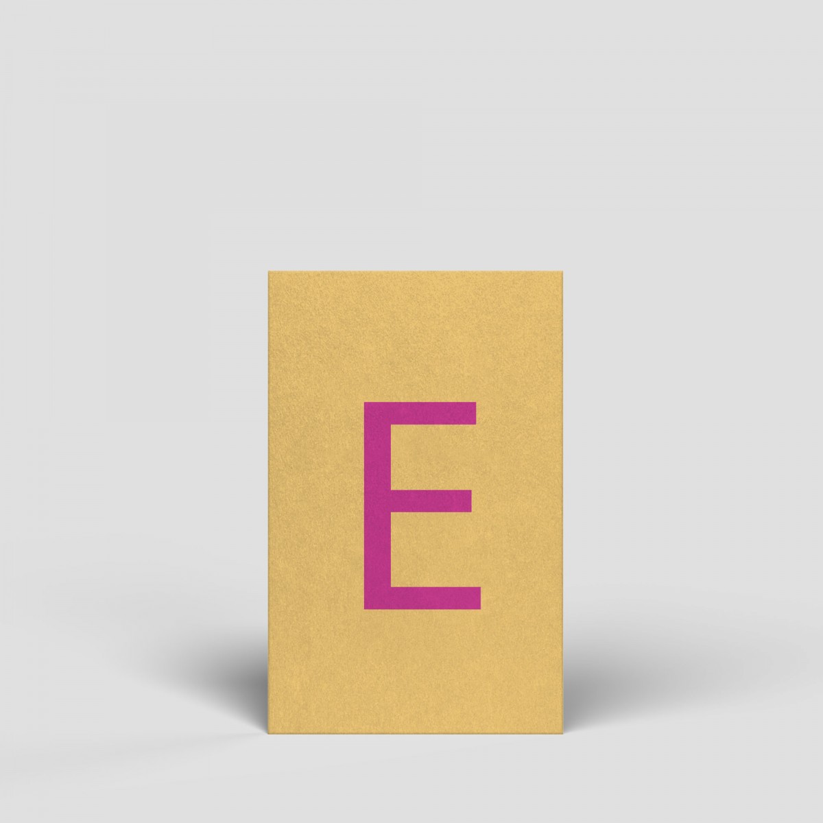 Midikarte - Buchstabe E - Nr. 166 - Naturbedacht