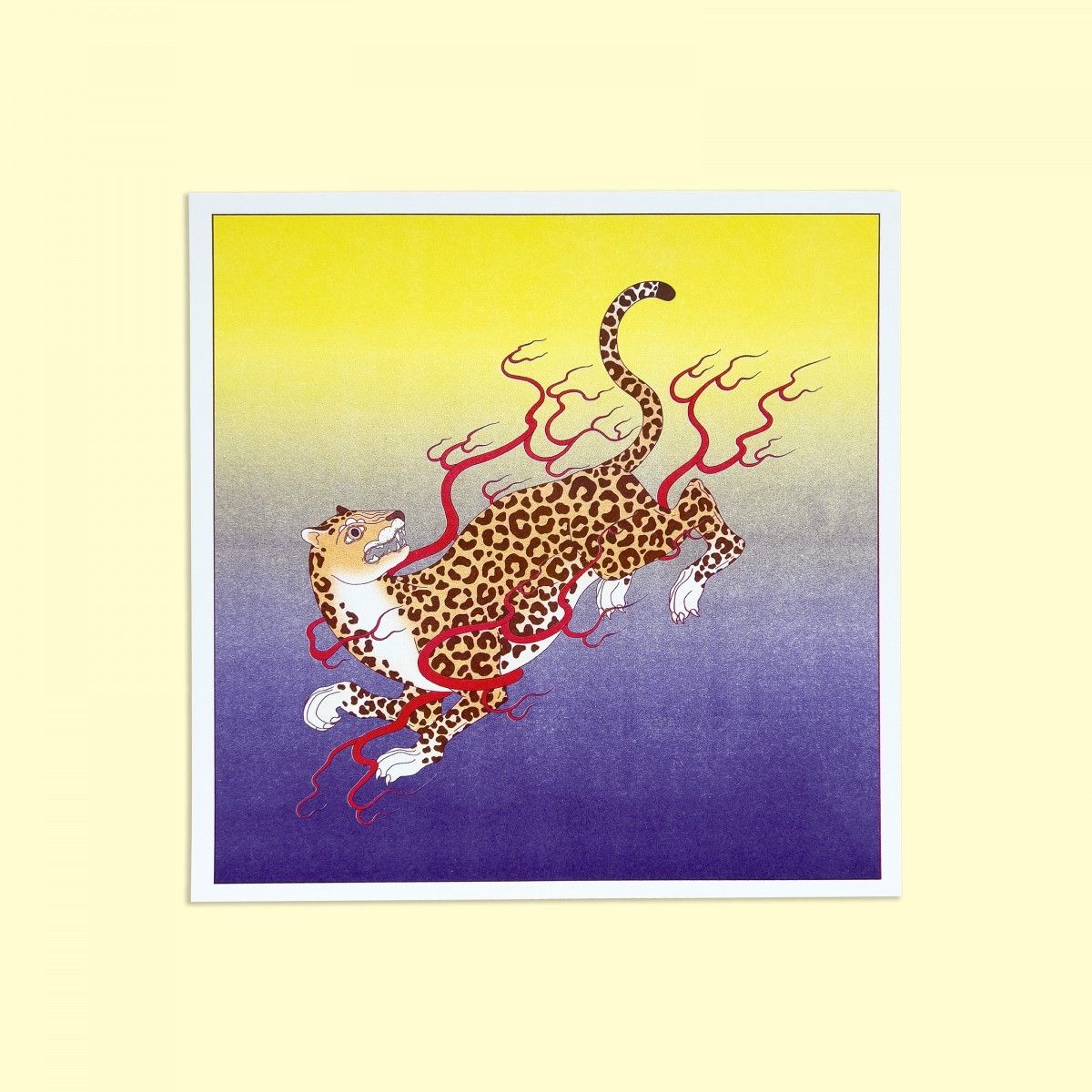 The Naughty District - Risographie Print »Stains and Sunrays«