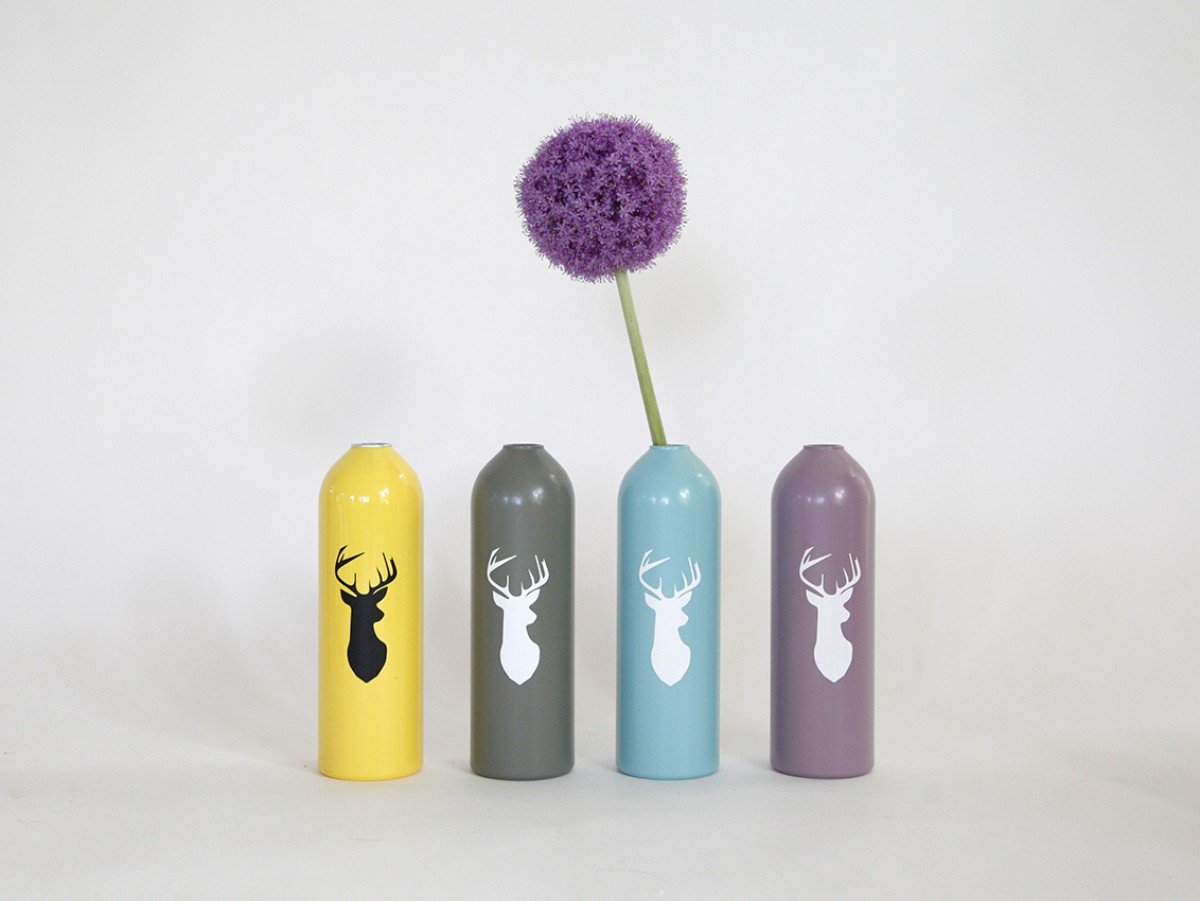 werkvoll by Lena Peter - Kerzenhalter/Vase farbig
