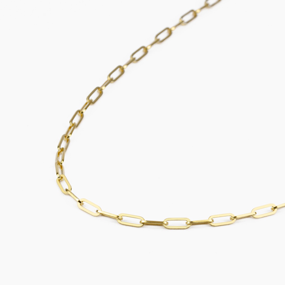 Klassische Glieder Halskette aus Gold Vermeil | Paeoni Colors