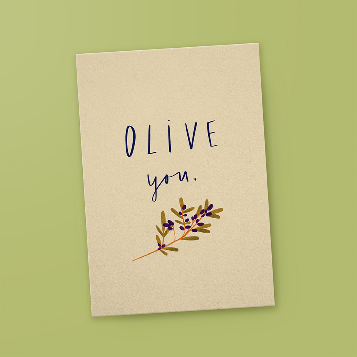 franzizo Postkarte »Olive«