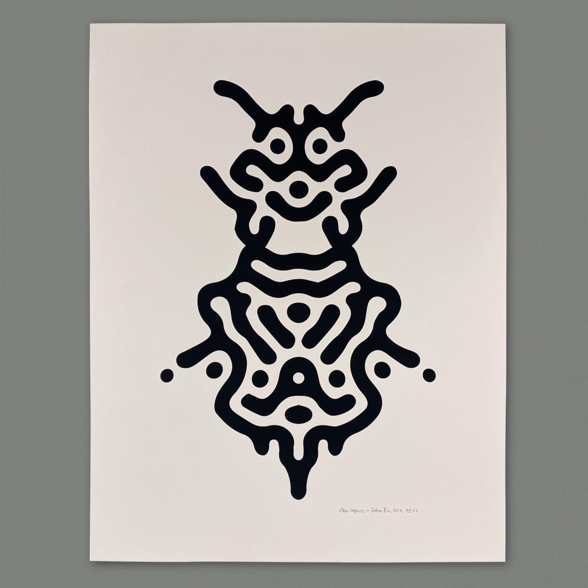 Print now - Riot later ● Totem II - Handsiebdruck