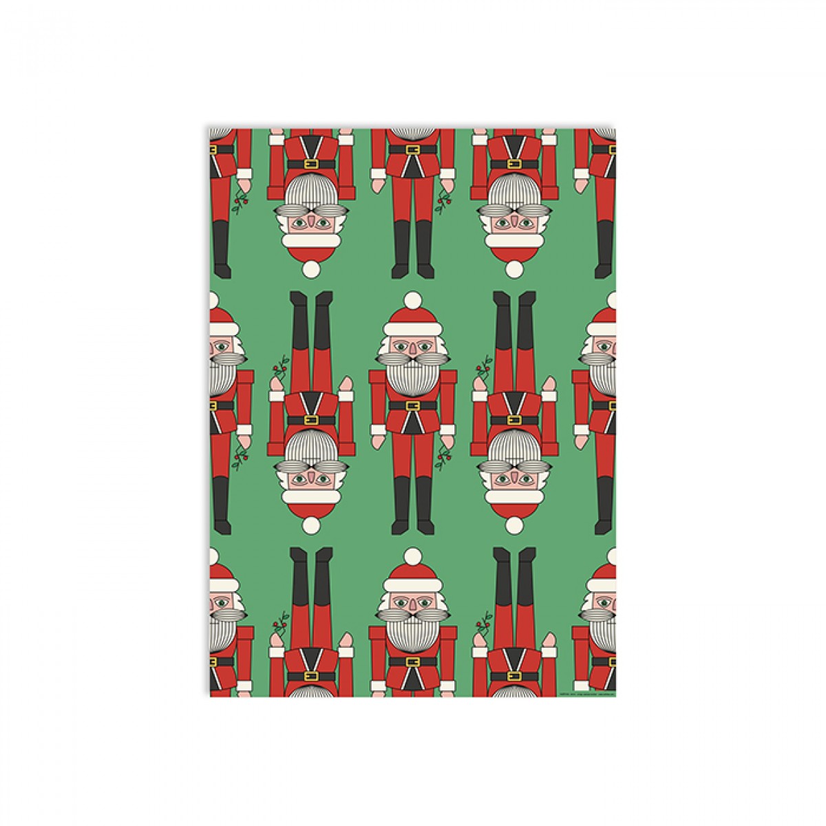redfries wrap santacracker – Geschenkpapier DIN B2, 3 Bögen